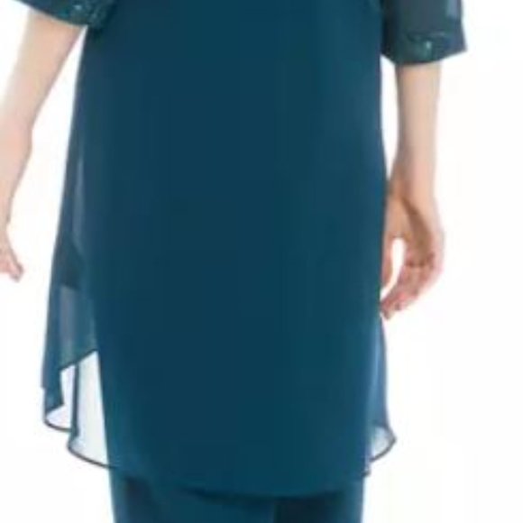 Le Bos Women's 3 Piece Social Occasion Pant Set - Picture 5 of 9